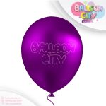 بادکنک کروم بنفش پررنگ بسته 10 عددی