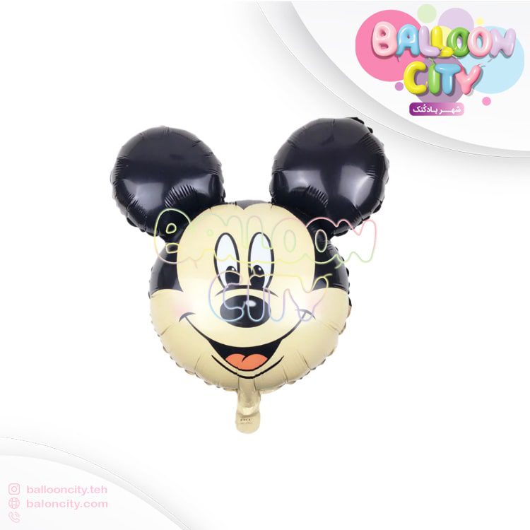 بادکنک فویلی تم تولد شخصیت میکی موس   Mickey mouse foil balloon