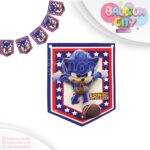 ریسه تم تولد سونیک Sonic بسته2 متری