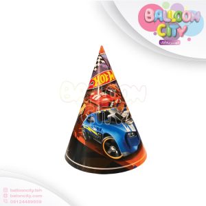 کلاه تم تولد ماشین Hot Wheels