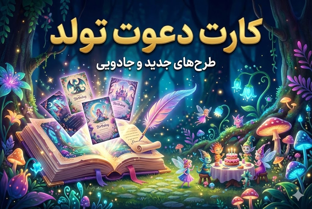 کارت دعوت تولد