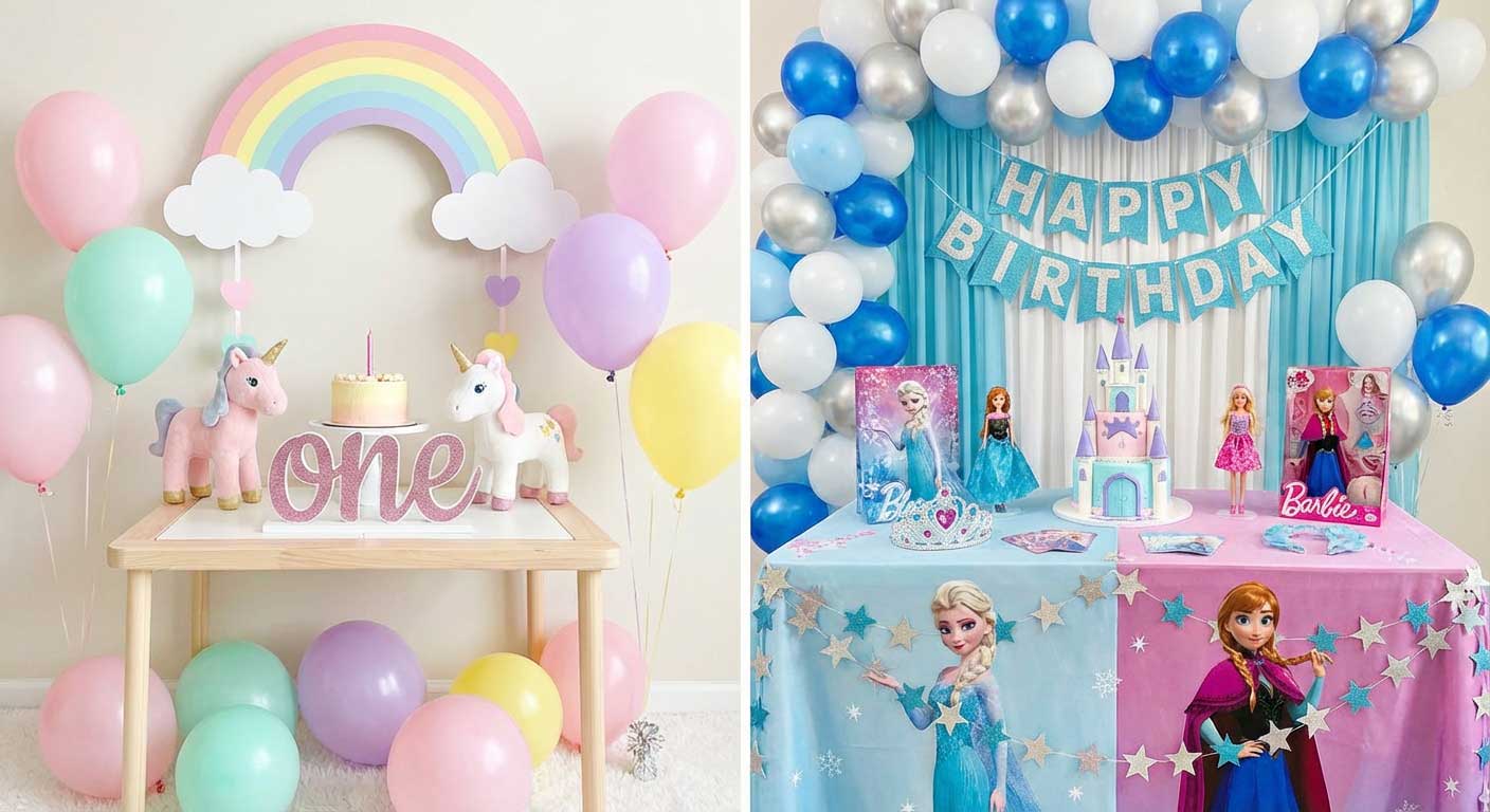  بهترین تم تولد دخترانه برای سن‌های مختلف