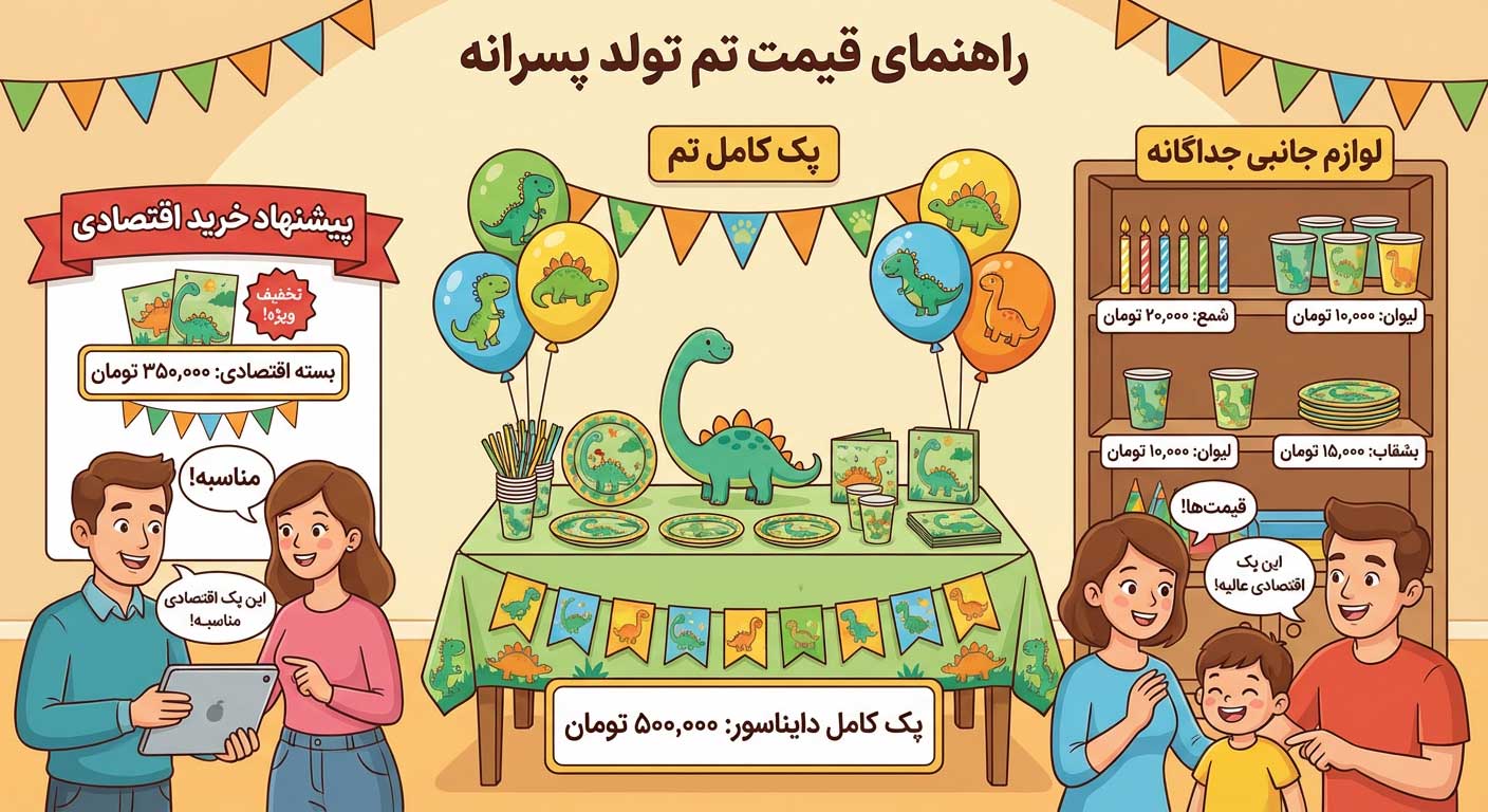 قیمت تم تولد پسرانه