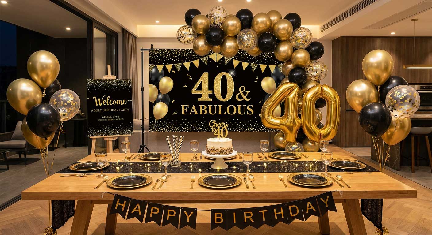 لوازم مورد نیاز برای برگزاری تولد بزرگسالان